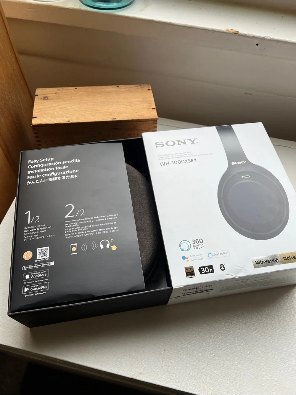 Sony WH-1000XM4 Wireless Noise-Canceling Headphones Black over the ear Bluetooth